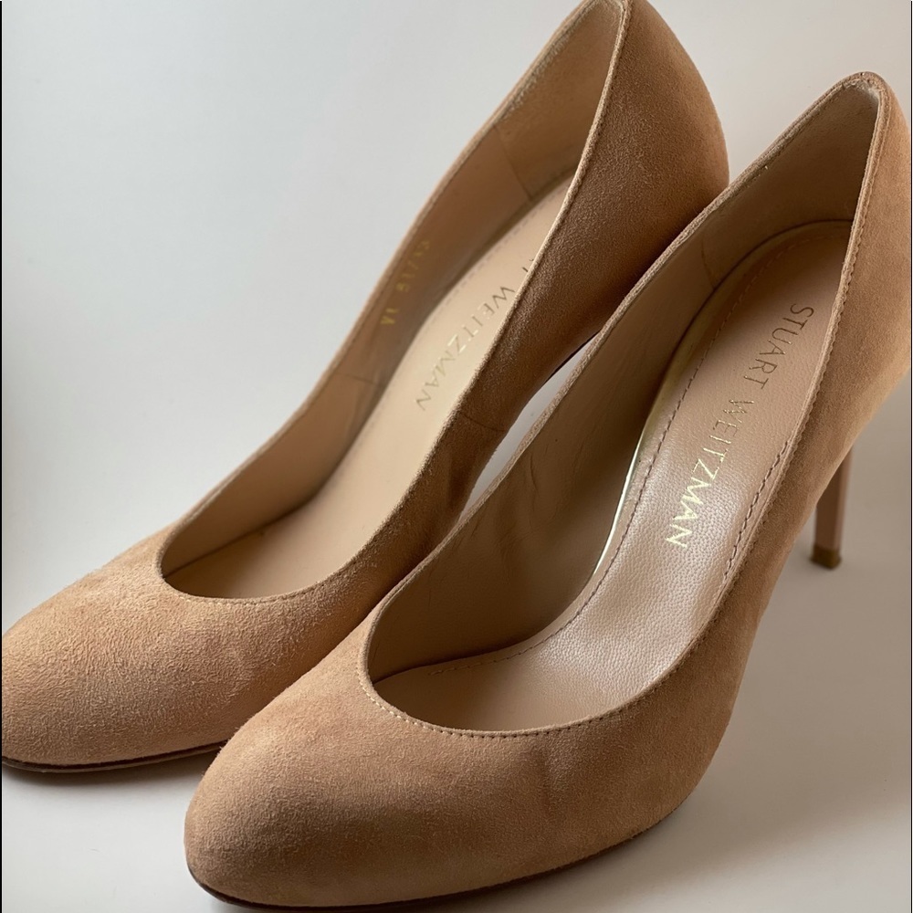 Stuart Weitzman Blush Pink Anny 105 Pumps